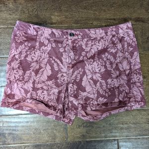 🔥A.N.A Floral Mid-Rise Twill Short 5" Inseam